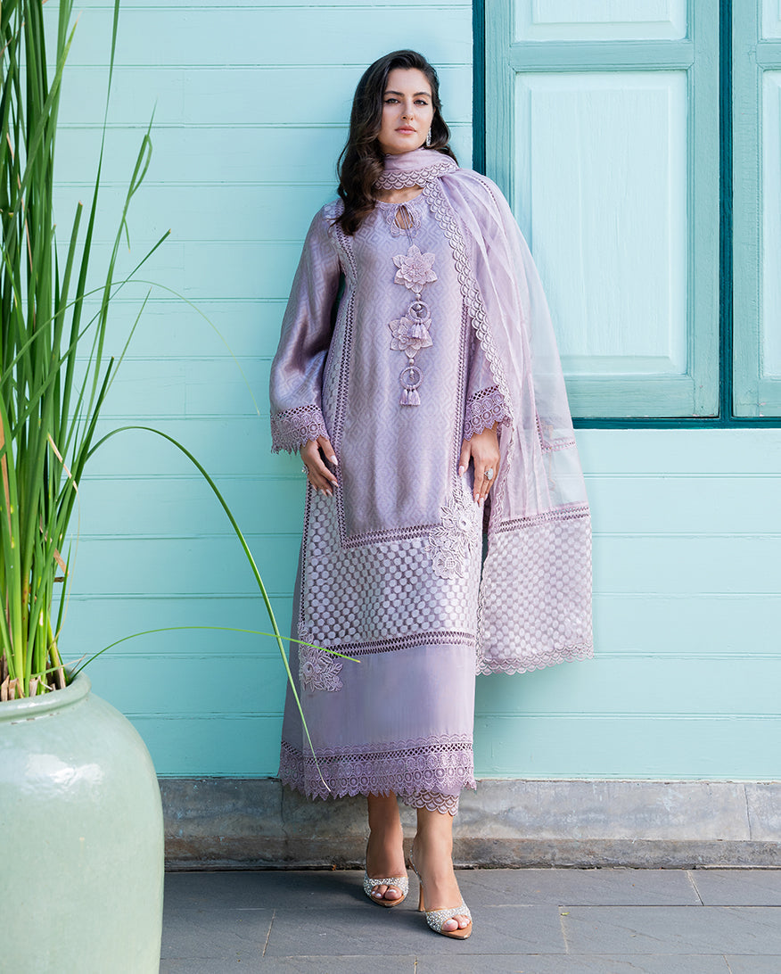 Mushq | Euphoria Pret | Bliss Whisper - Luxury Dress - available at Maria Faisal in UK and USA.
