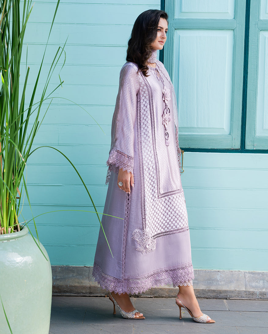 Mushq | Euphoria Pret | Bliss Whisper - Luxury Dress - available at Maria Faisal in UK and USA.