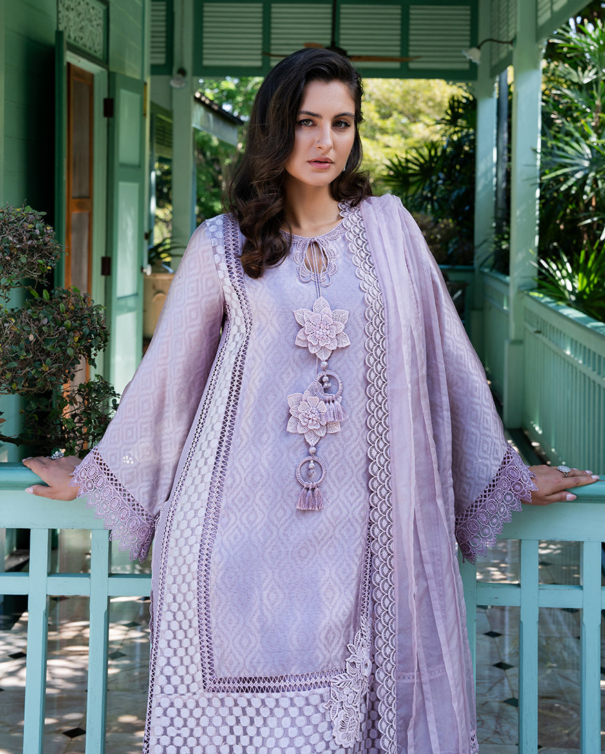Mushq | Euphoria Pret | Bliss Whisper - Luxury Dress - available at Maria Faisal in UK and USA.