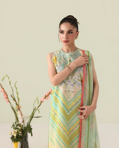Roheenaz | Rosette Lawn | Bloomed Muse - Casual Dress - available at Maria Faisal in UK and USA.