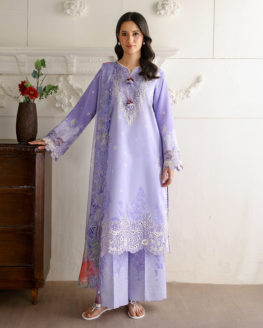 Roheenaz | Sunlit Tales Printed Embroidered Edit | Bloomray - Luxury Dress - available at Maria Faisal in UK and USA.