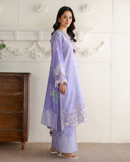 Roheenaz | Sunlit Tales Printed Embroidered Edit | Bloomray - Luxury Dress - available at Maria Faisal in UK and USA.