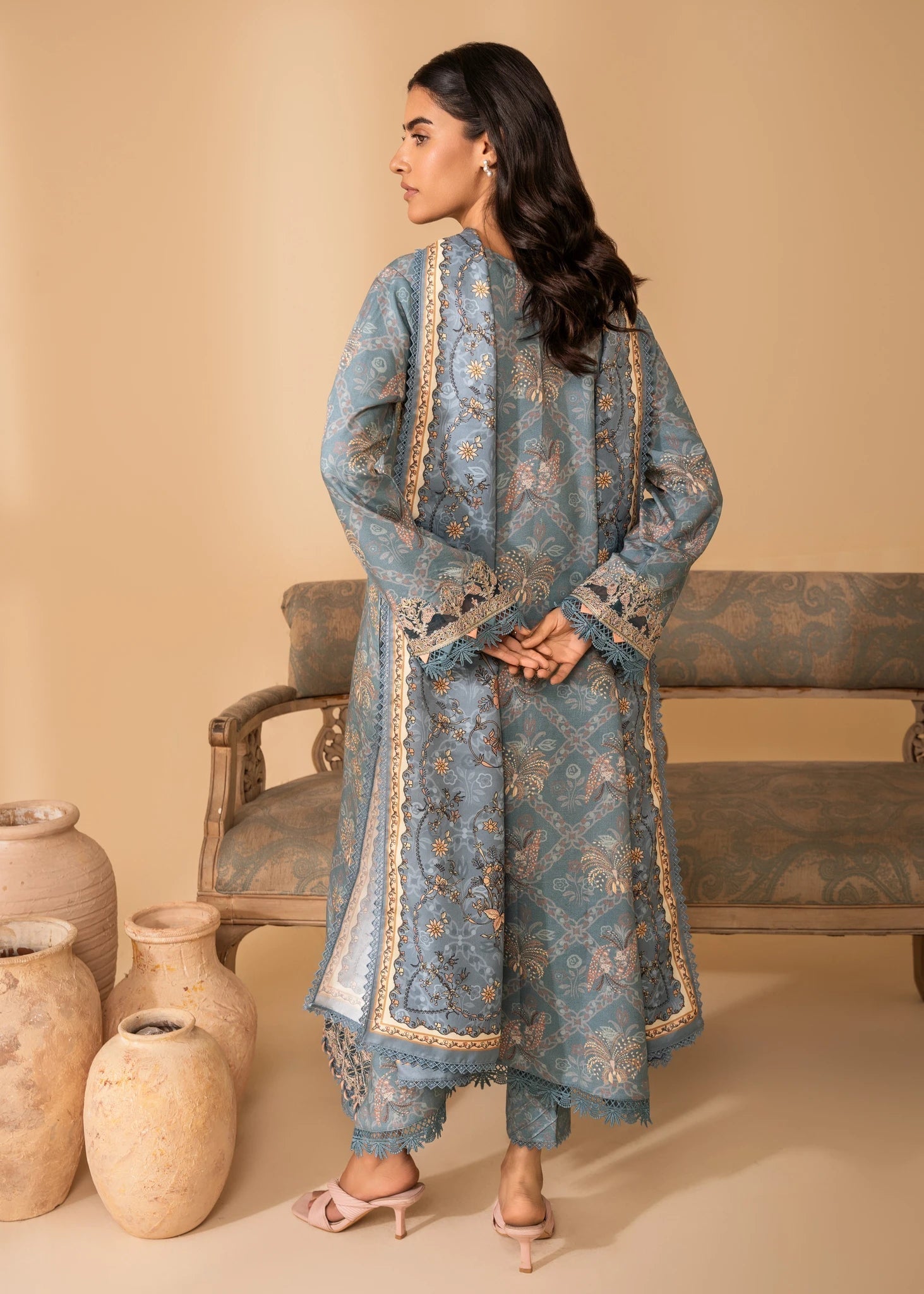 Nureh | Shades of Winter | SERENA (AZ-05) - Ladies Clothes - Maria Faisal