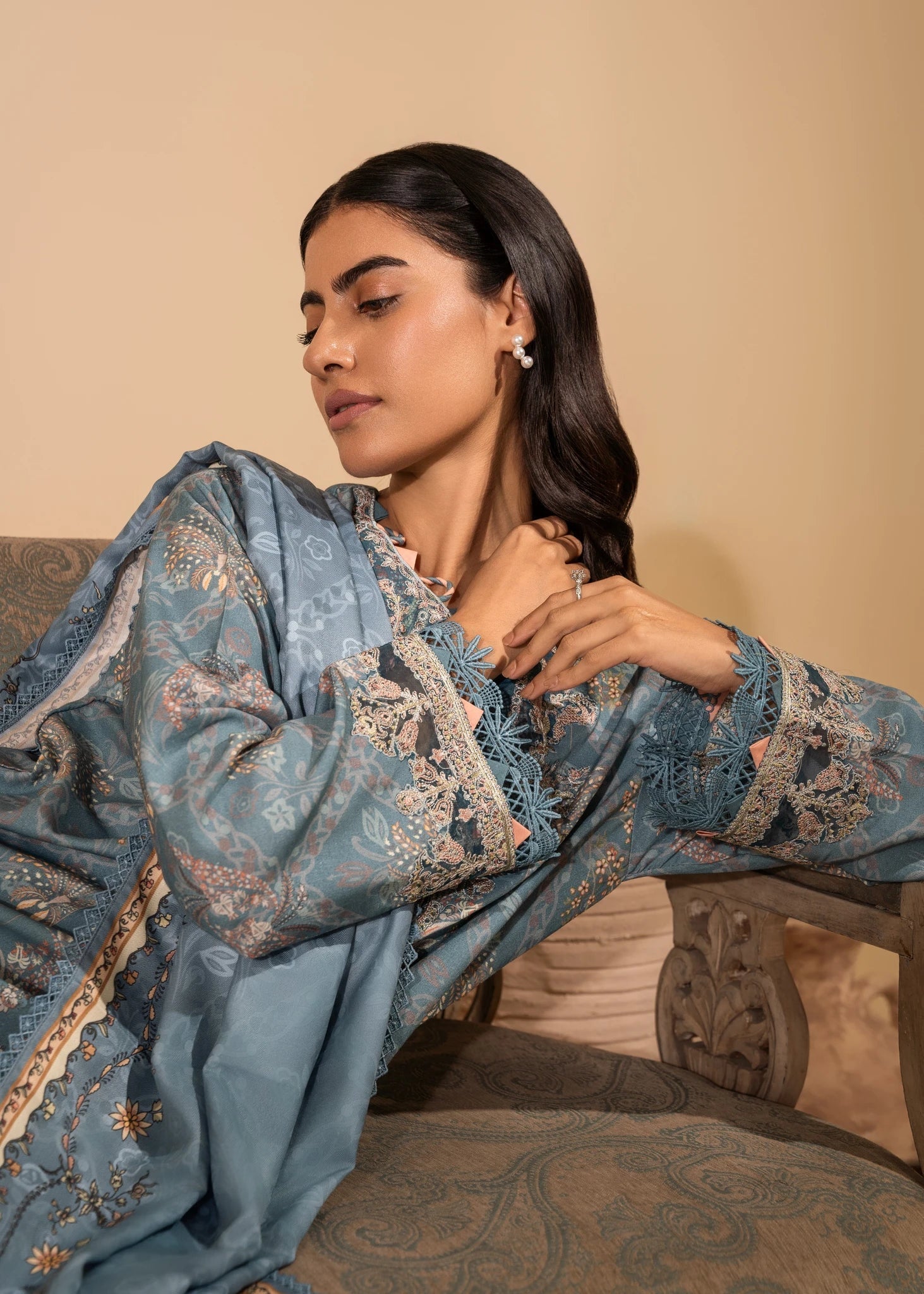 Nureh | Shades of Winter | SERENA (AZ-05) - Ladies Clothes - Maria Faisal