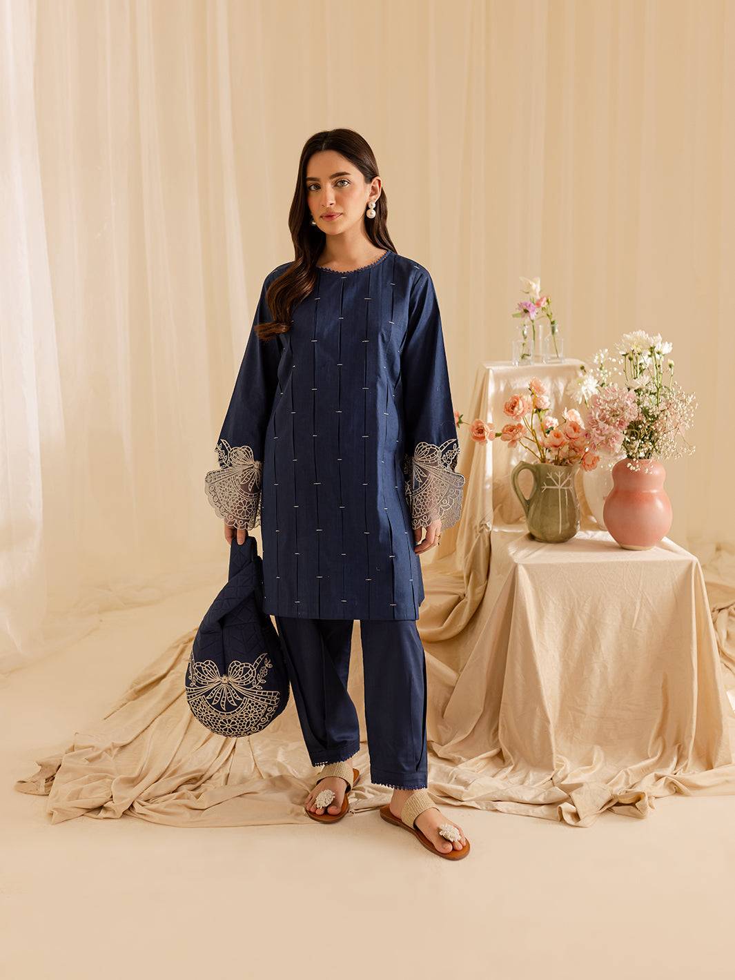 Mahnur | Petal Whispers Lawn Pret | Bluebell by Maria Faisal - Registered Vendor of : Mahnur - type : Ladies Clothes - 100% original wedding dresses