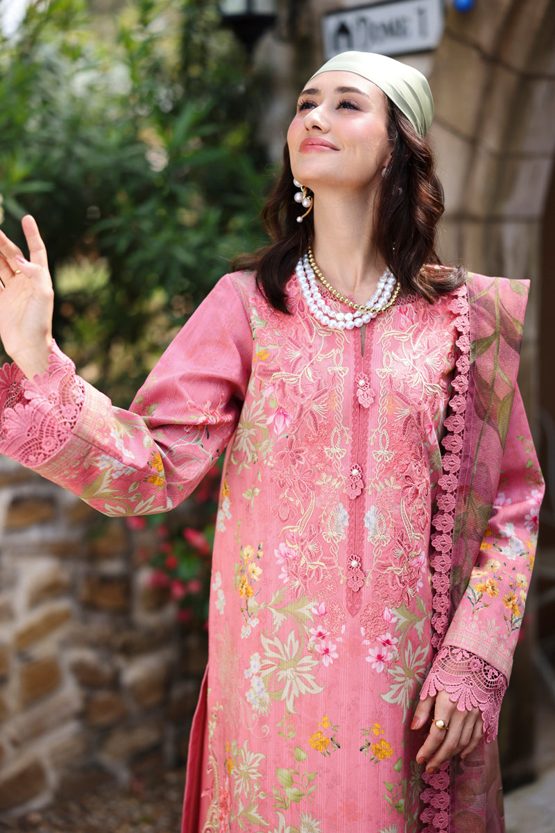 Rangrasiya | Lifestyle Summer 26 | Blush - Casual Dress - available at Maria Faisal in UK and USA.