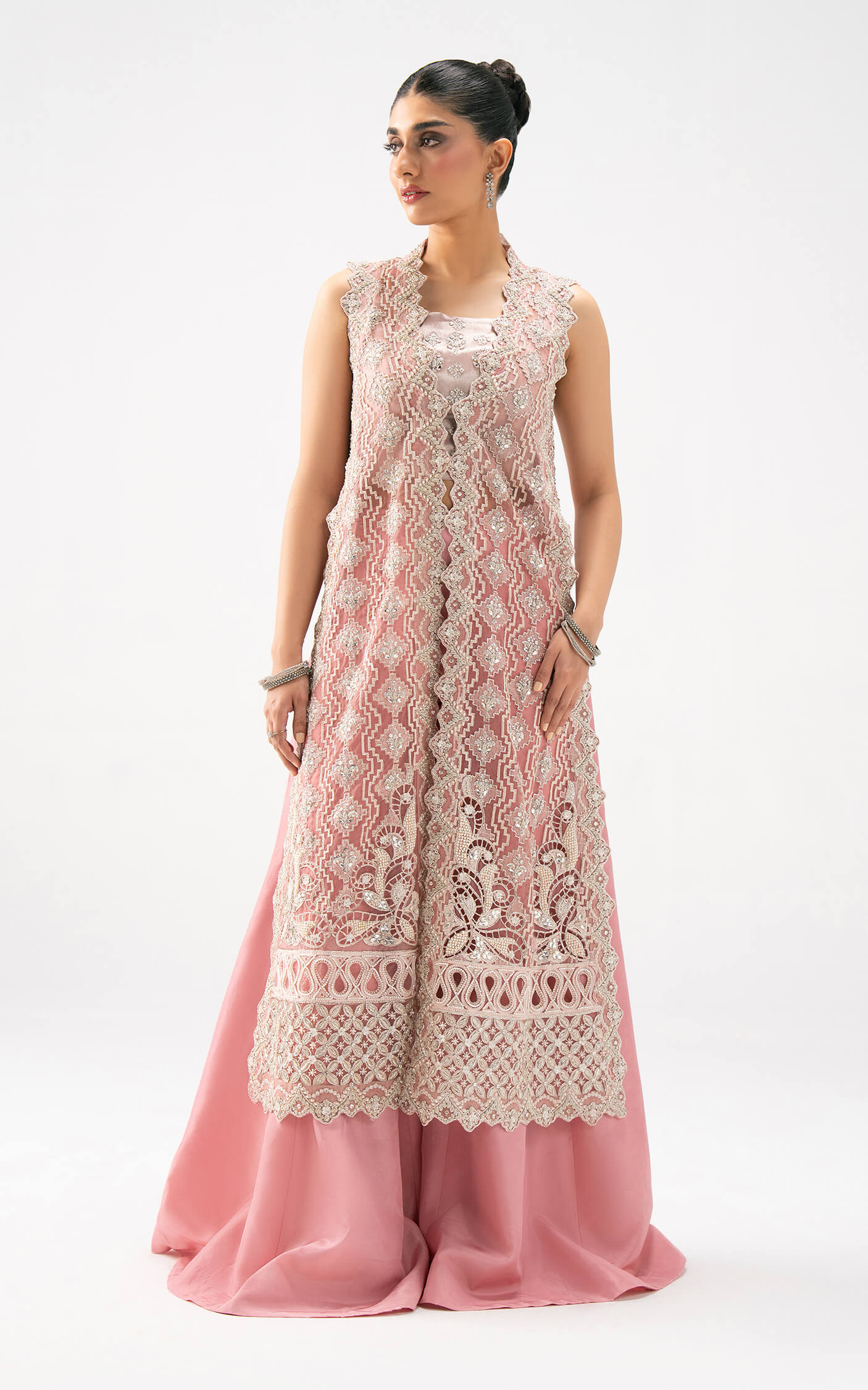 Asifa and Nabeel | Lyle Luxury Formals 25 | Blush Reverie Ensemble - Ladies Clothes - Maria Faisal
