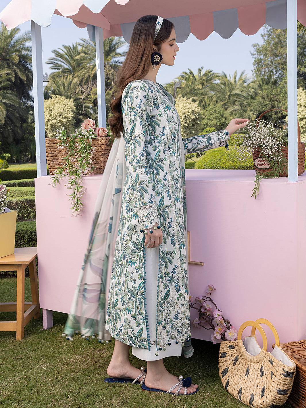 Izel | Oh Spring Lawn 25 | BREEZE by Maria Faisal - Registered Vendor of : Izel - type : Ladies Clothes - 100% original wedding dresses