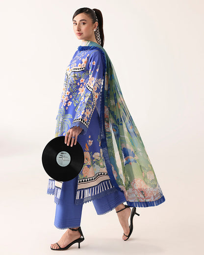 Roheenaz | Rosette Lawn | Breeze of Dawn - Casual Dress - available at Maria Faisal in UK and USA.