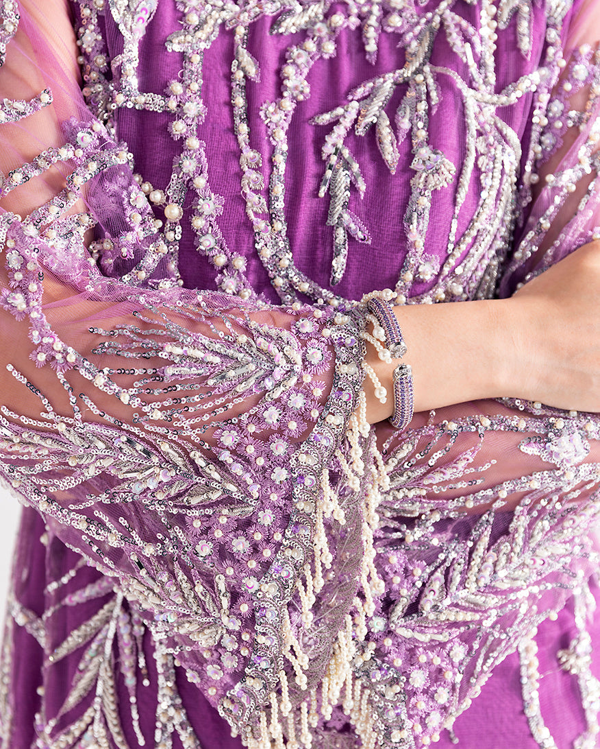 Mushq | Fleur Luxury Formals | Brielle - Formal Dress - available at Maria Faisal in UK and USA.