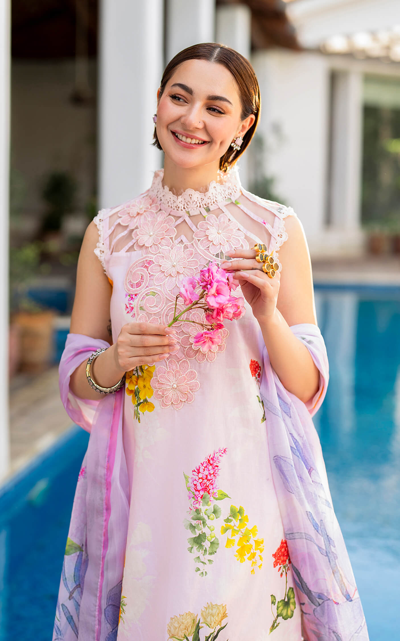 Asifa and Nabeel | Meraki Summer Vol 2 | Bulbul MK-05 - Designer Dress with Intricate embroidery and embellishments. Shop elegent wedding dress at Maria Faisal.