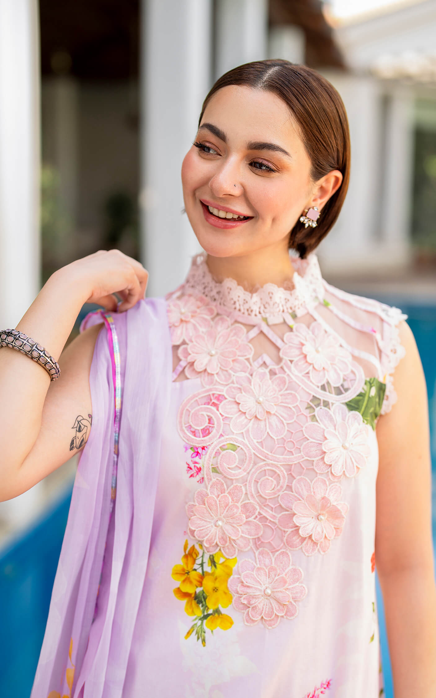 Asifa and Nabeel | Meraki Summer Vol 2 | Bulbul MK-05 - Designer Dress with Intricate embroidery and embellishments. Shop elegent wedding dress at Maria Faisal.