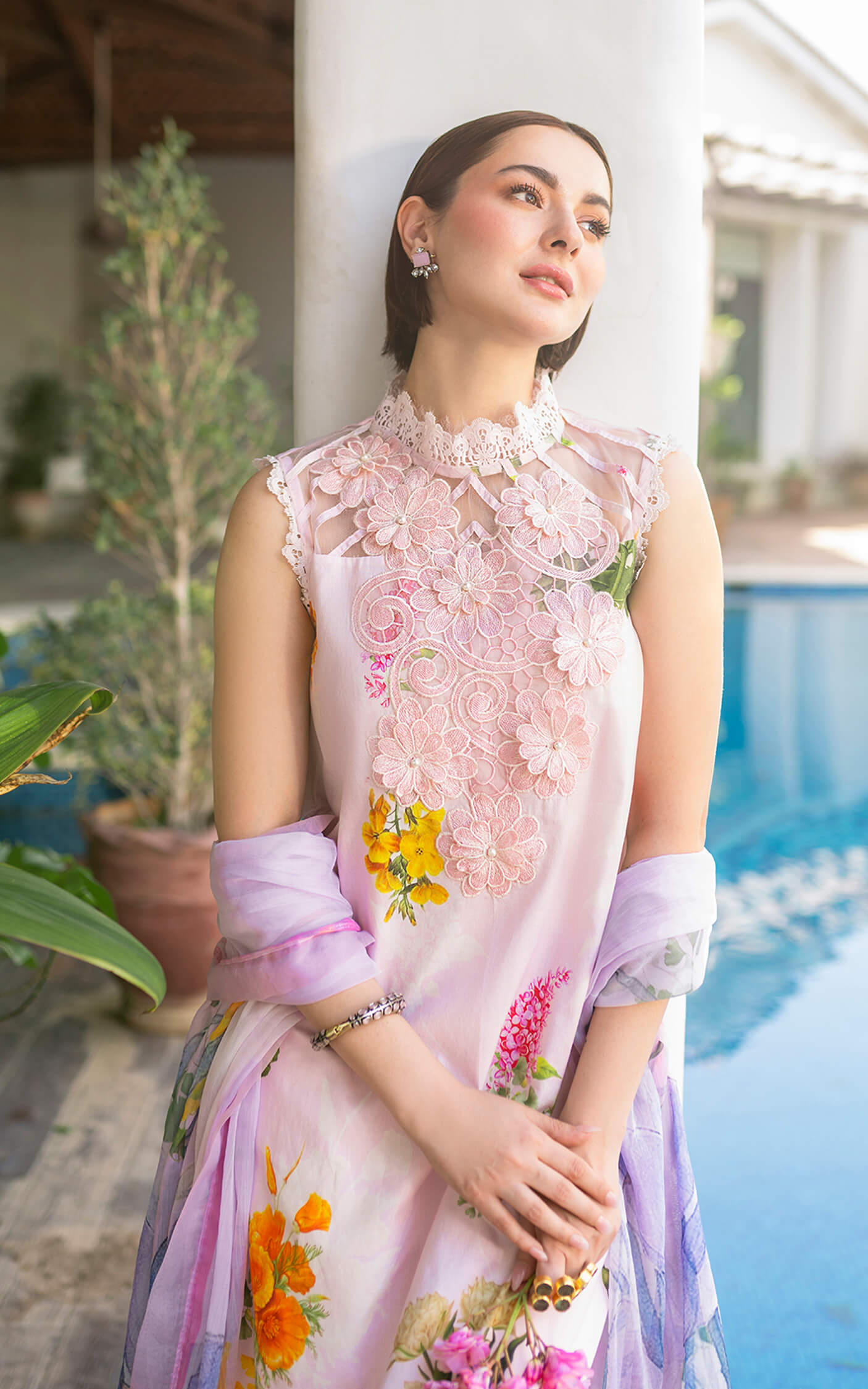 Asifa and Nabeel | Meraki Summer Vol 2 | Bulbul MK-05 - Designer Dress with Intricate embroidery and embellishments. Shop elegent wedding dress at Maria Faisal.