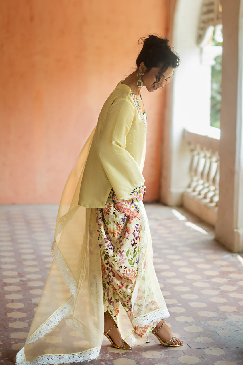 Zainab Chottani | Summer Edition 26 | Butter Fleur - Formal Dress - available at Maria Faisal in UK and USA.