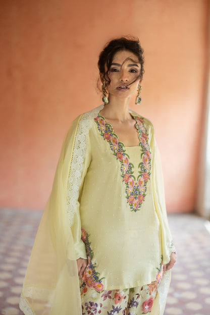 Zainab Chottani | Summer Edition 26 | Butter Fleur - Formal Dress - available at Maria Faisal in UK and USA.