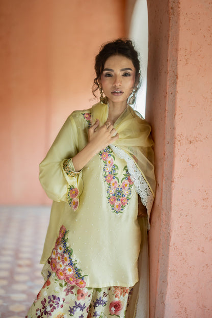 Zainab Chottani | Summer Edition 26 | Butter Fleur - Formal Dress - available at Maria Faisal in UK and USA.