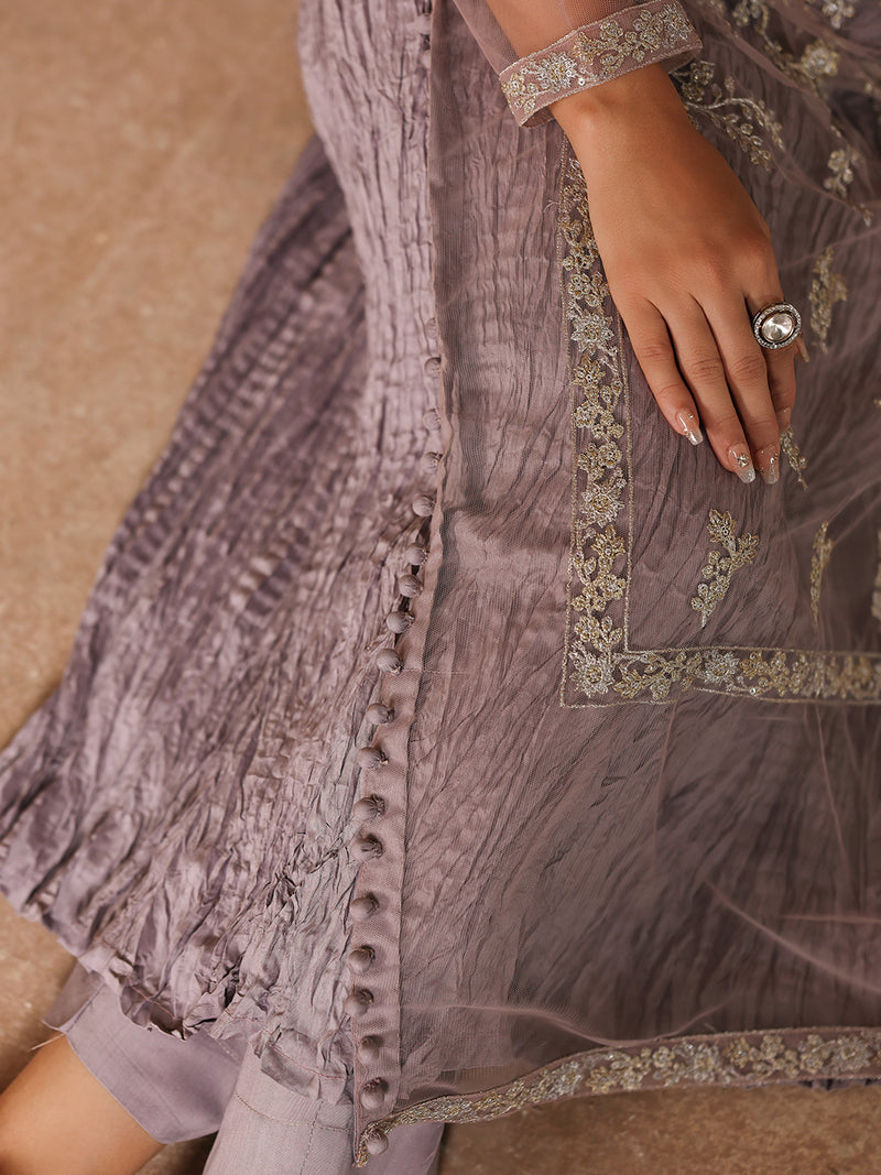 Ain | Sila Formals | CASPIAN - Formal Dress - available at Maria Faisal in UK and USA.
