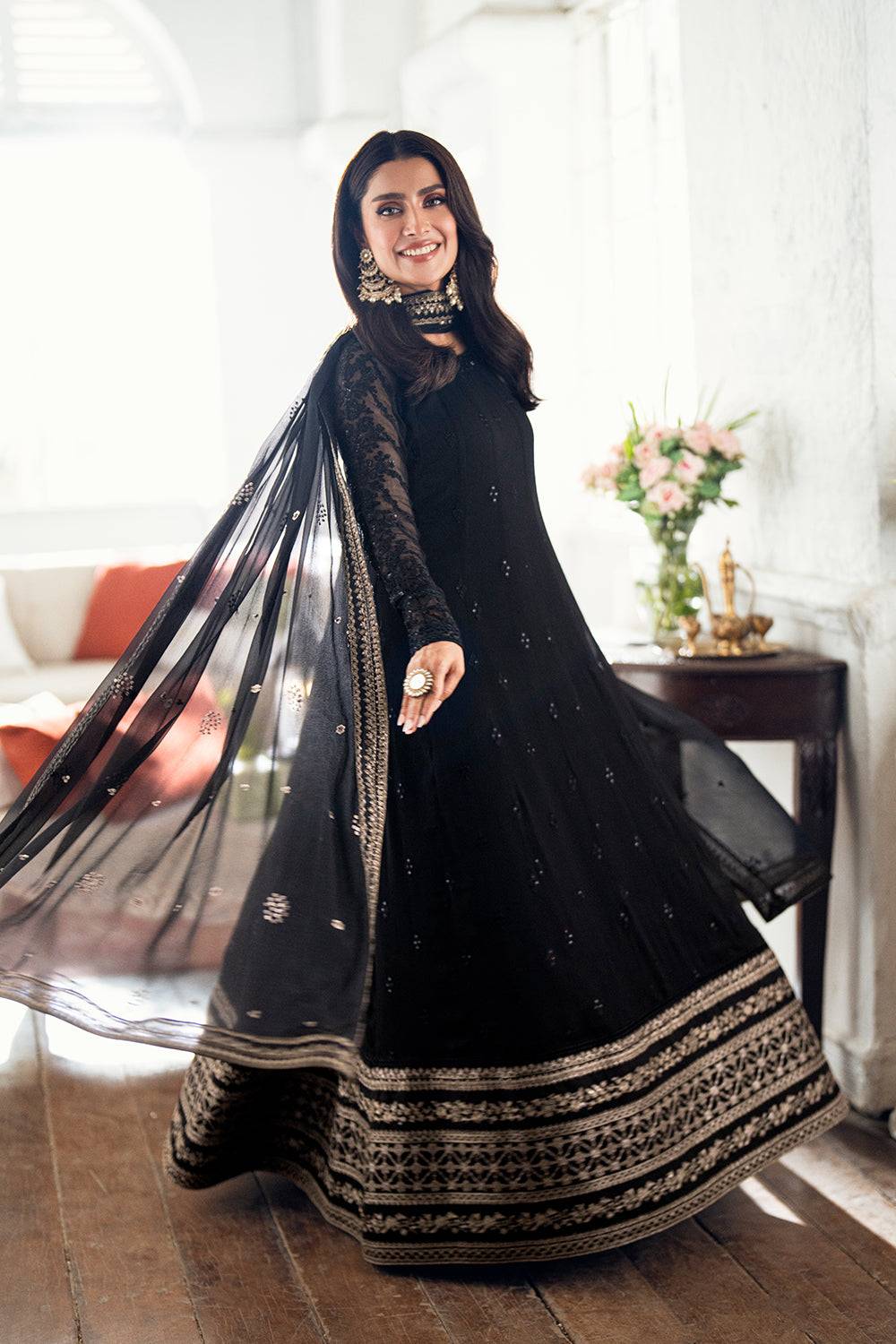 Azure | Vogue Formals | Caviar Noir by Maria Faisal - Registered Vendor of : Azure - type : Ladies Clothes - 100% original wedding dresses