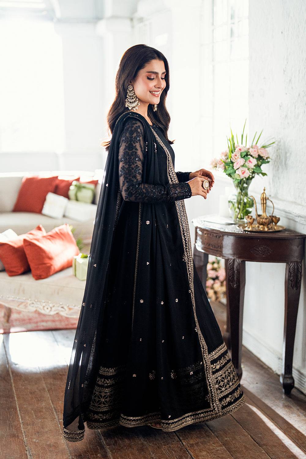 Azure | Vogue Formals | Caviar Noir by Maria Faisal - Registered Vendor of : Azure - type : Ladies Clothes - 100% original wedding dresses