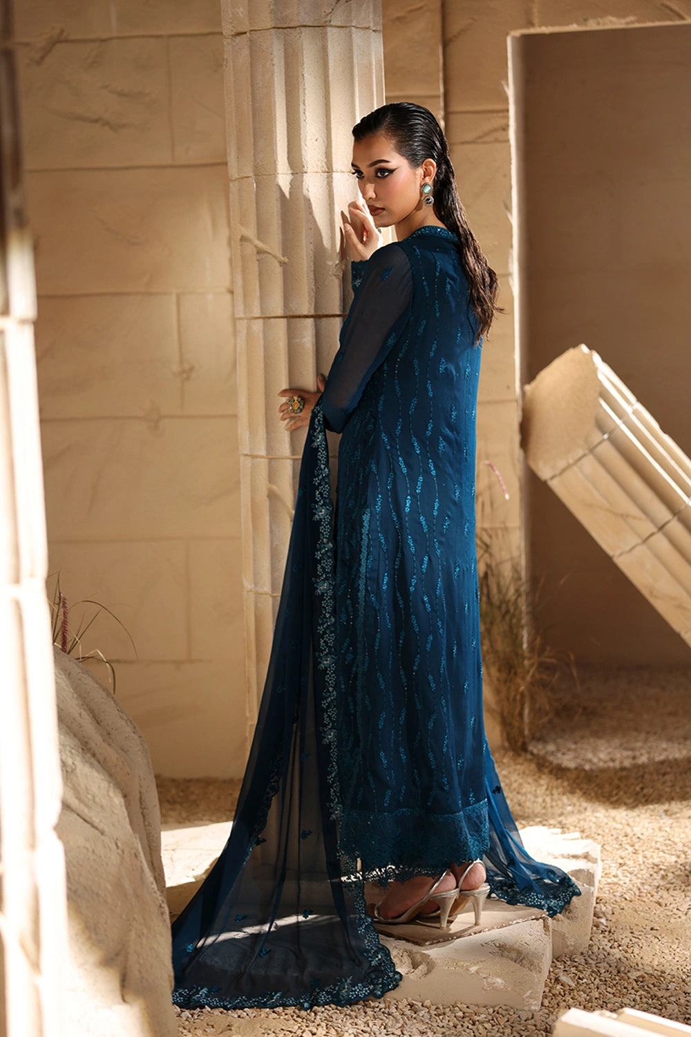 Azure | Luxe Formals | Celeste - Formal Dress - available at Maria Faisal in UK and USA.