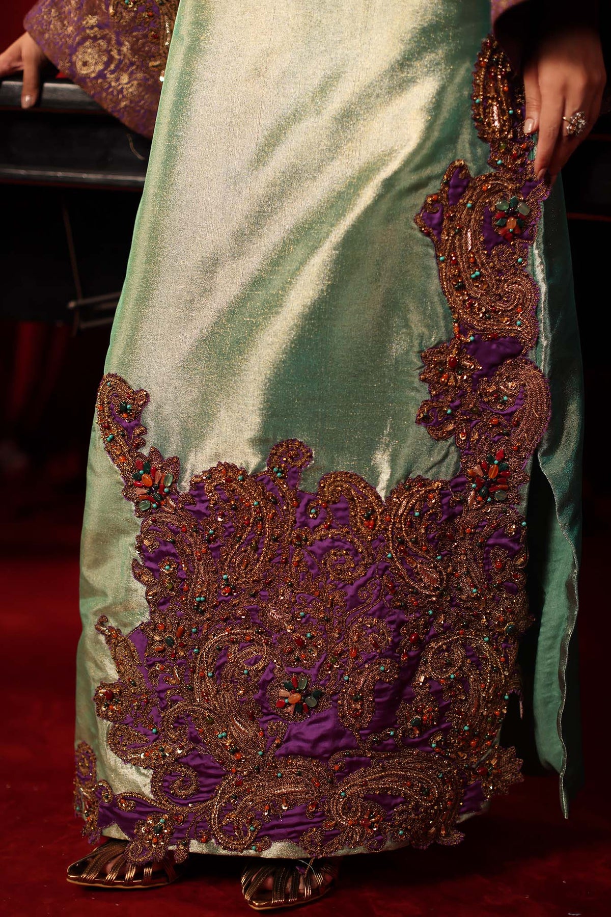Musferah Saad | The Elite Club | Celina - Formal Dress - available at Maria Faisal in UK and USA.