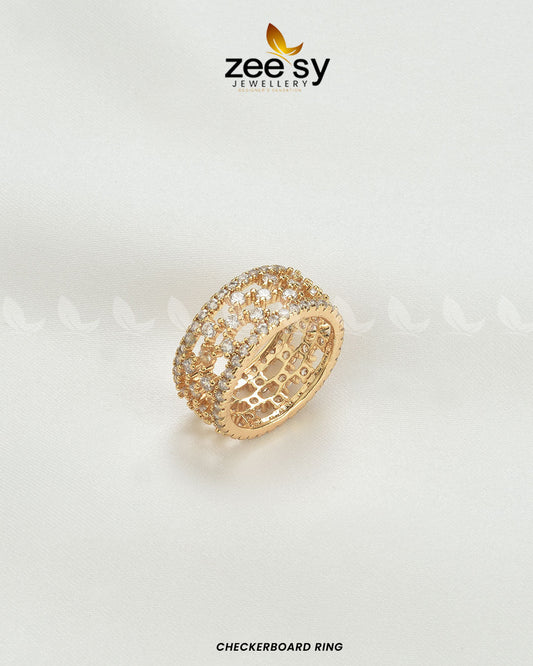 Checkerboard Ring - Rings 