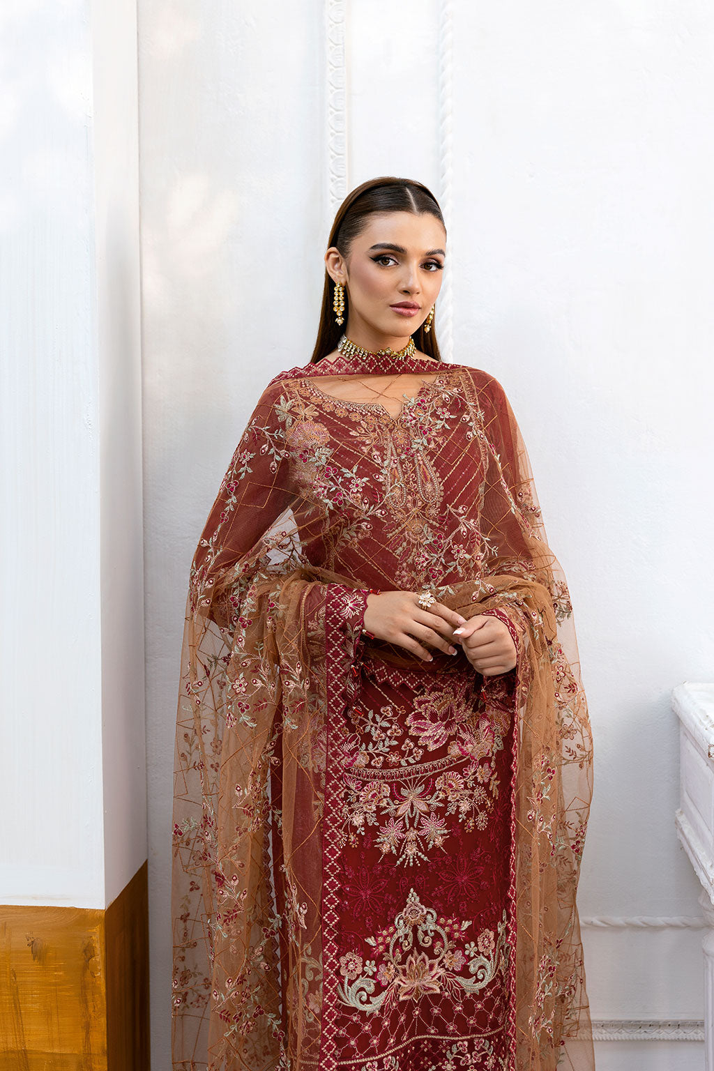 Ramsha | Chevron Chiffon Collection | A-1010 - Ladies Clothes 