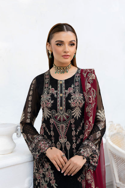 Ramsha | Chevron Chiffon Collection | A-1008 - Ladies Clothes 