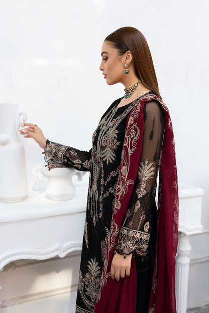 Ramsha | Chevron Chiffon Collection | A-1008 - Ladies Clothes 