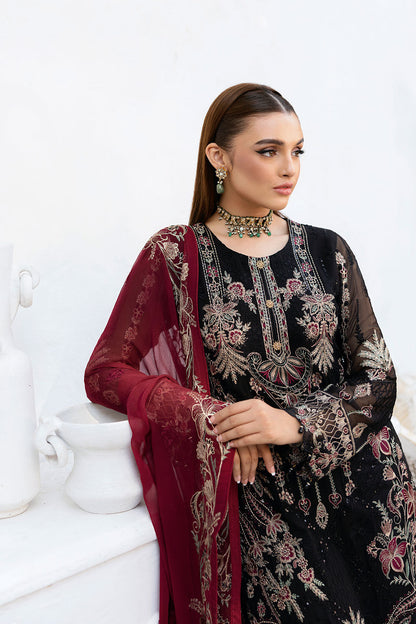 Ramsha | Chevron Chiffon Collection | A-1008 - Ladies Clothes 
