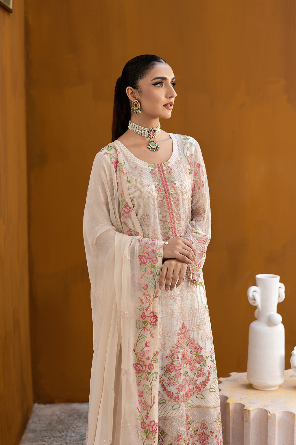 Ramsha | Chevron Chiffon Collection | A-1011