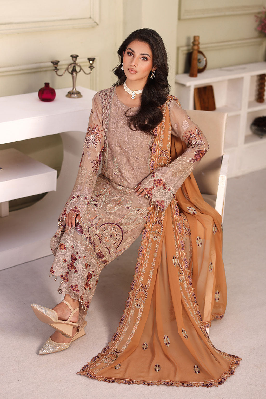 Ramsha | Ramsha Collection | F-2708 - Ladies Clothes - Maria Faisal