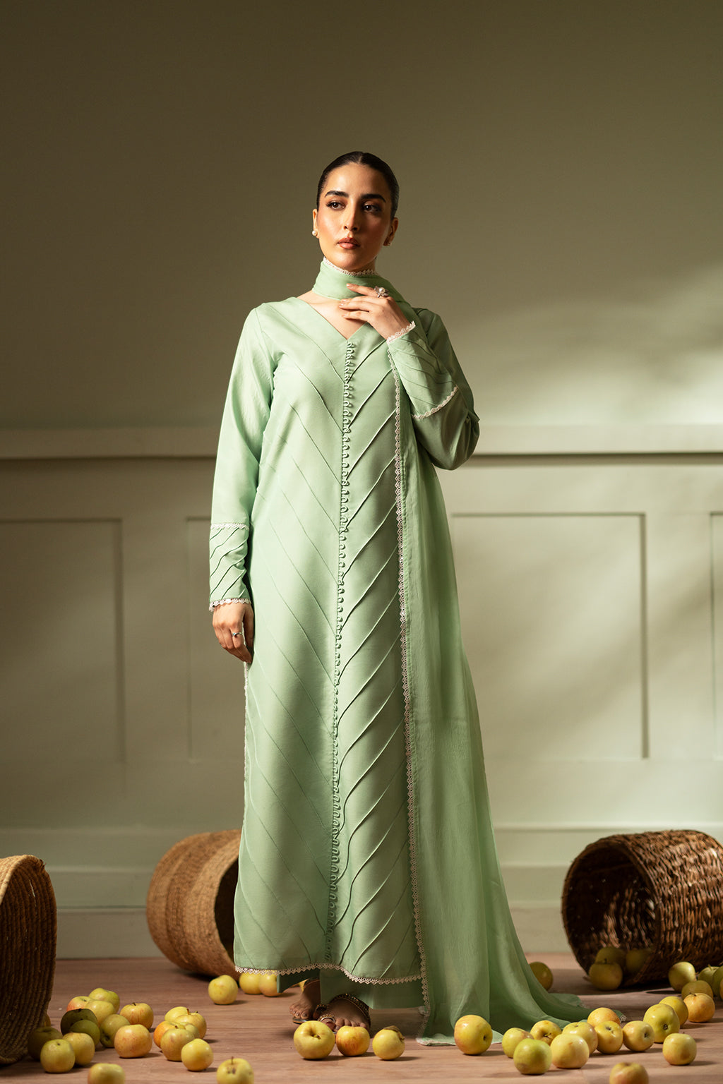 Vanya | Co Ords | CO-101 - Casual Dress - available at Maria Faisal in UK and USA.