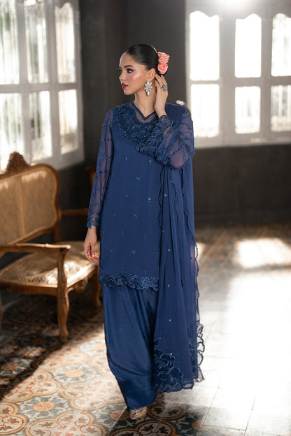 Azure | Ensembles | Cobalt Haze - Ladies Clothes - Maria Faisal