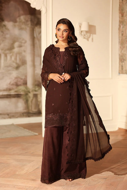 Azure | Ensembles | Cocoa Drape - Casual Dress - available at Maria Faisal in UK and USA.