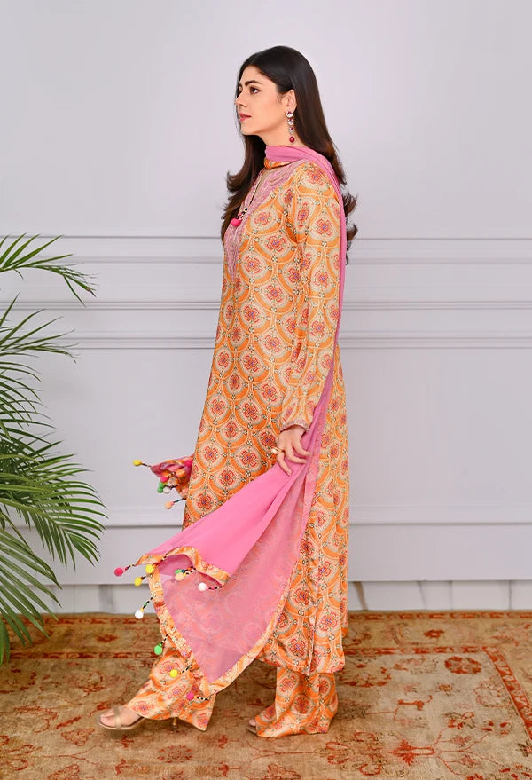 Layla Chatoor | Pret A Porter | LC-17 - Luxury Dress - available at Maria Faisal in UK and USA.