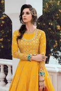 Maria B | Sateen Formals 23 | Yellow CST-705 - Ladies Clothes 