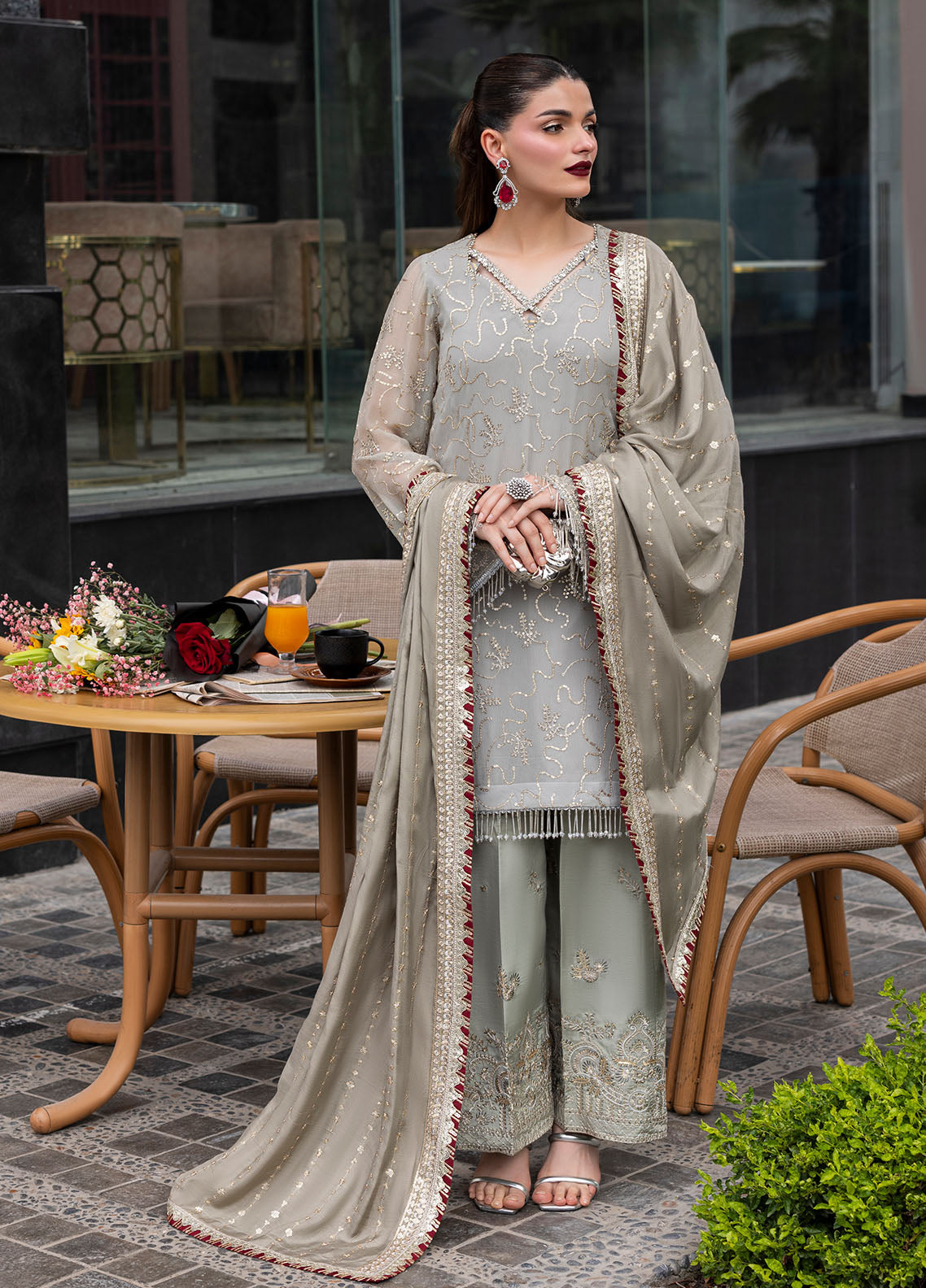 Sahane | At First Glance | CT 25007 Dew - Ladies Clothes - Maria Faisal