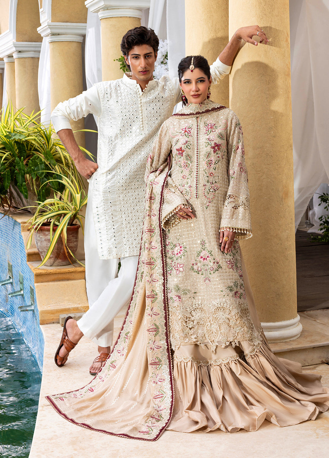 Sahane | Haye Dil Wedding Formals | CT 29004 Veil of Romance - Ladies Clothes - Maria Faisal