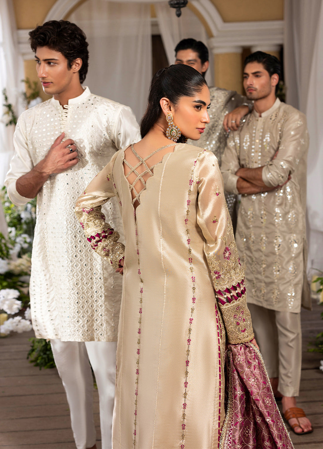 Sahane | Haye Dil Wedding Formals | CT 29005 Gold Love - Ladies Clothes - Maria Faisal