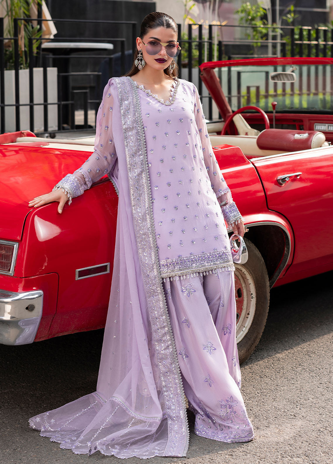 Sahane | At First Glance | CT 25002 Lavendine - Ladies Clothes - Maria Faisal