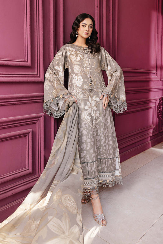 Maria B | Winter Basics 25 |MB-CUS25-1101A - Casual Dress - available at Maria Faisal in UK and USA.