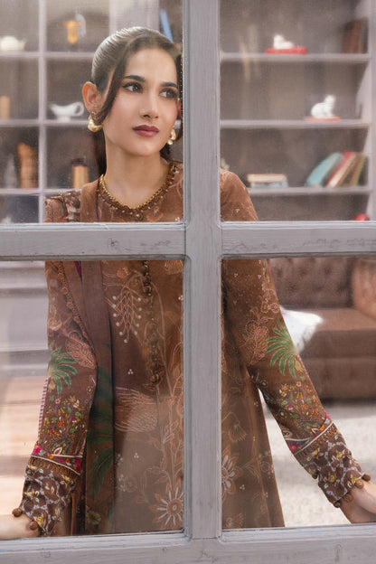 Maria B | Winter Basics 25 | MB-CUS25-1106B - Casual Dress - available at Maria Faisal in UK and USA.