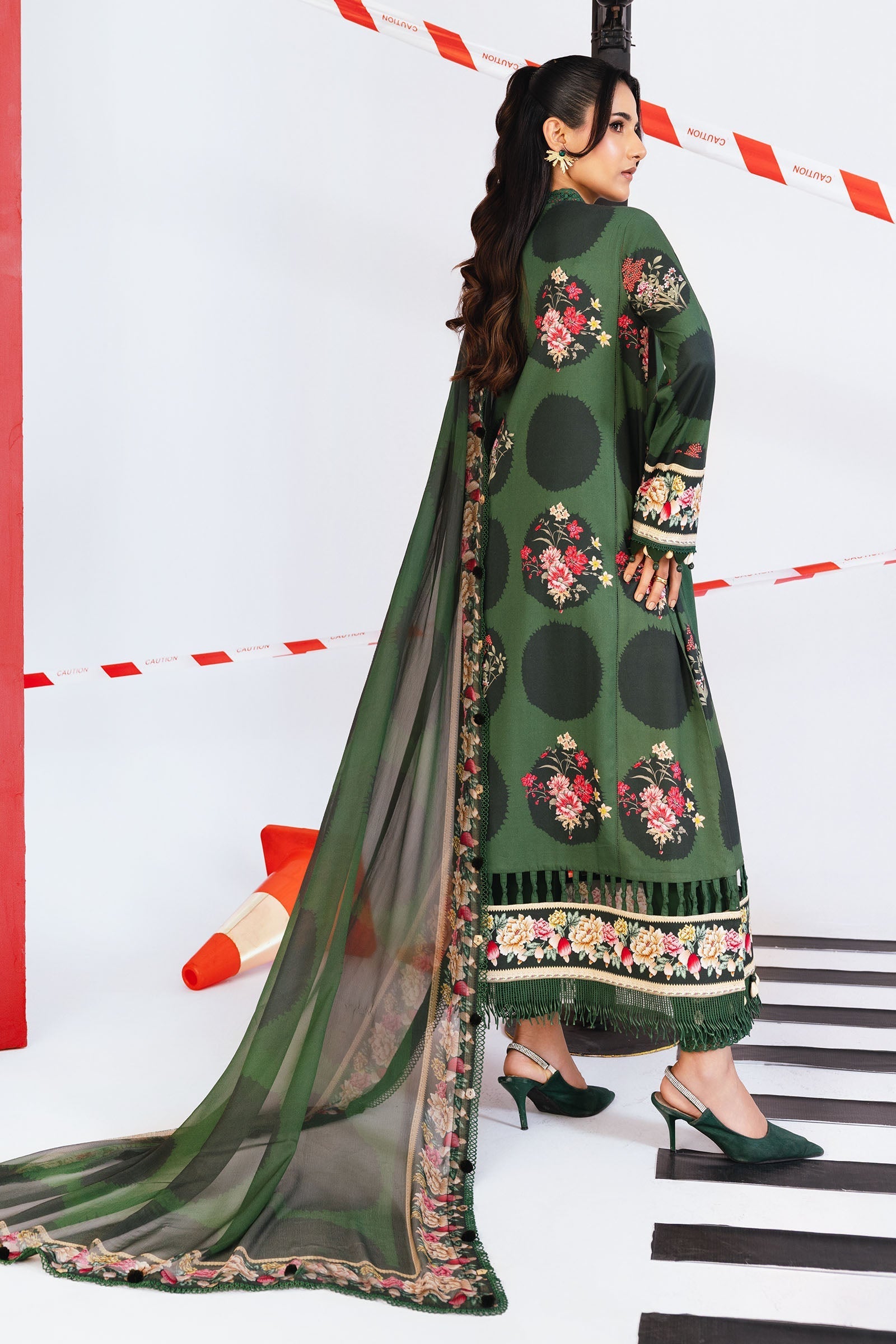 Maria B | Winter Basics 25 |MB-CUS25-1107A - Casual Dress - available at Maria Faisal in UK and USA.