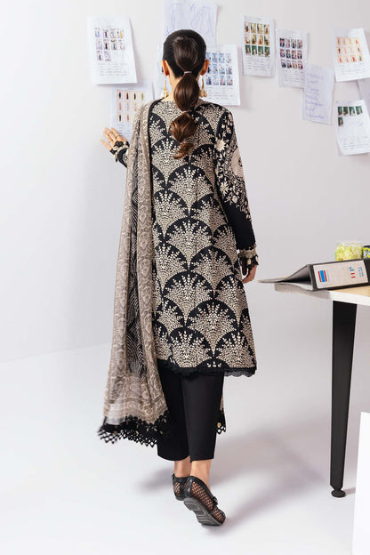 Maria B | Winter Basics 25 | MB-CUS25-1108A - Casual Dress - available at Maria Faisal in UK and USA.