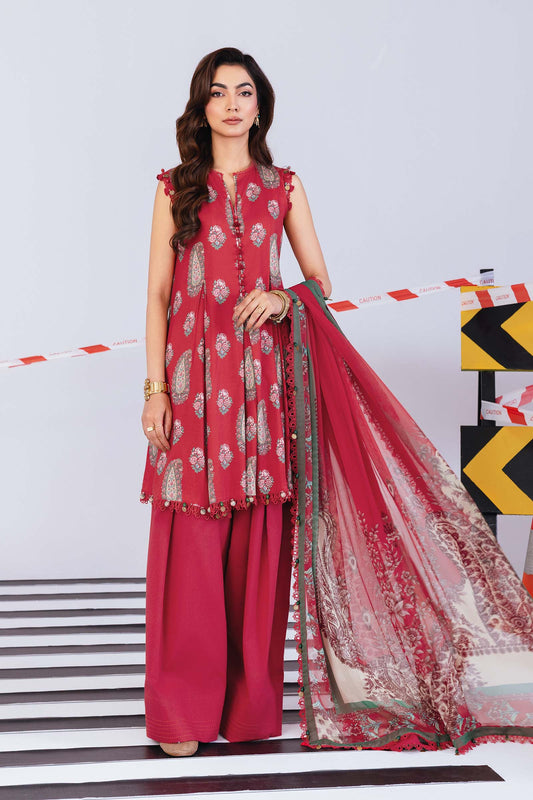 Maria B | Winter Basics 25 |MB-CUS25-1110A - Casual Dress - available at Maria Faisal in UK and USA.