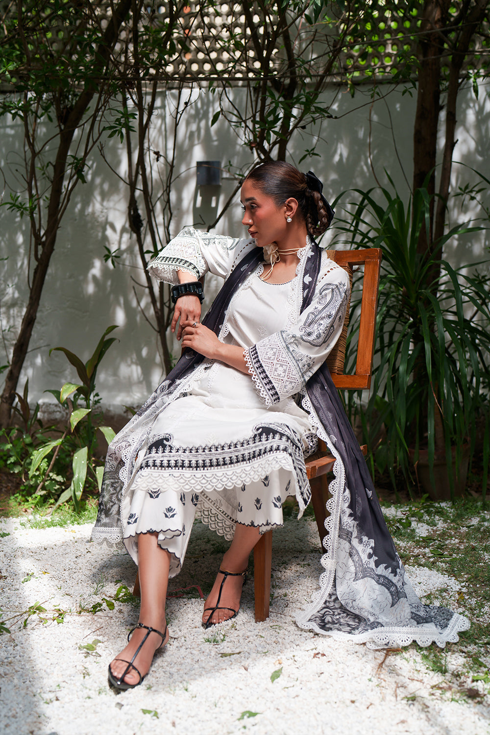 Saira Rizwan | Laanem SS 26 | AMARA-B - SRL26-02 - Luxury Dress - available at Maria Faisal in UK and USA.
