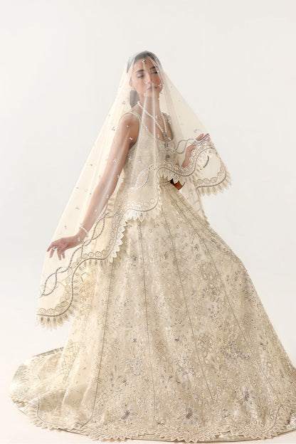 Saira Rizwan | Silk Luxe 26 | FARAH- SRLSP-26-07 - Dress - available at Maria Faisal in UK and USA.