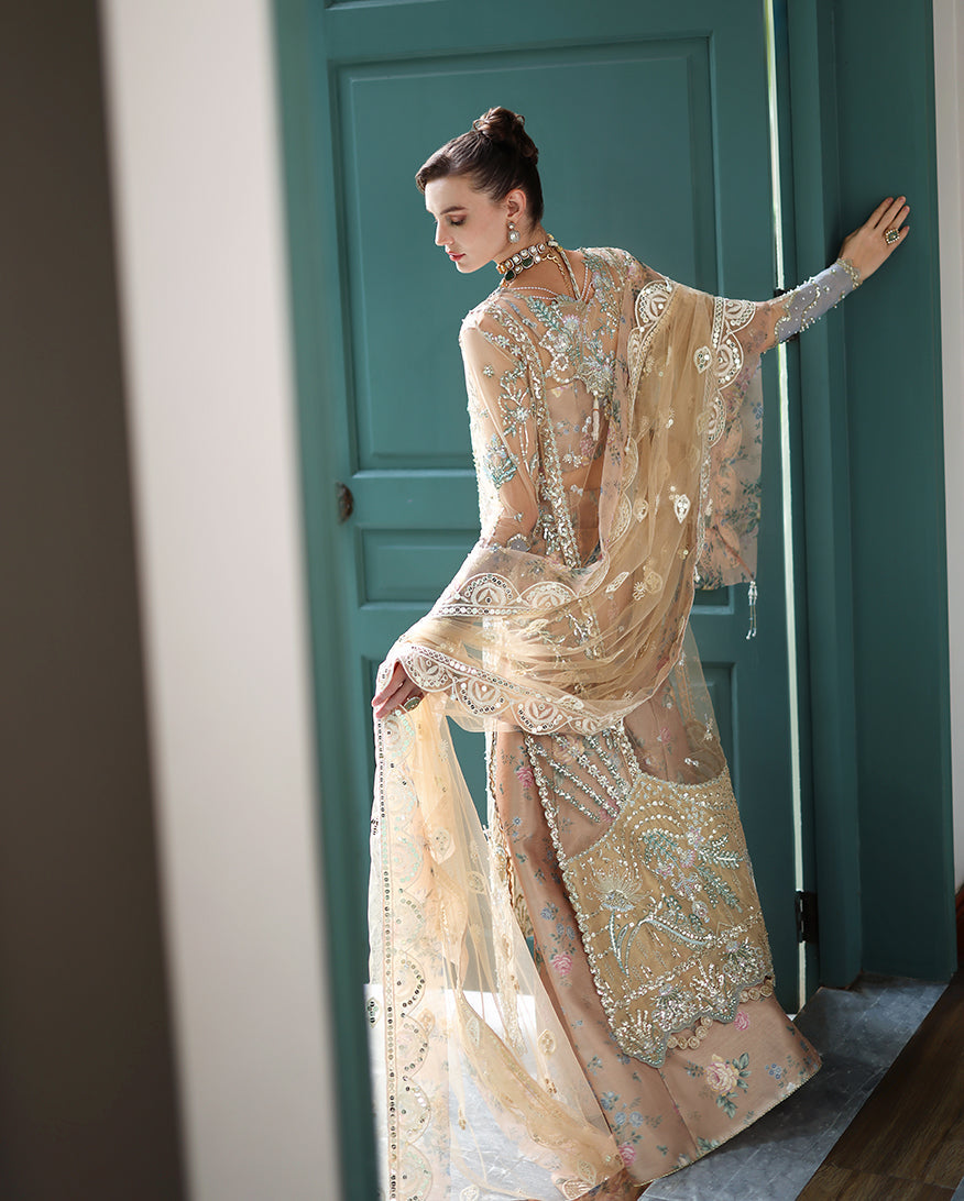 Mushq | The Muse | Calarissa - Bridal Dress - available at Maria Faisal in UK and USA.