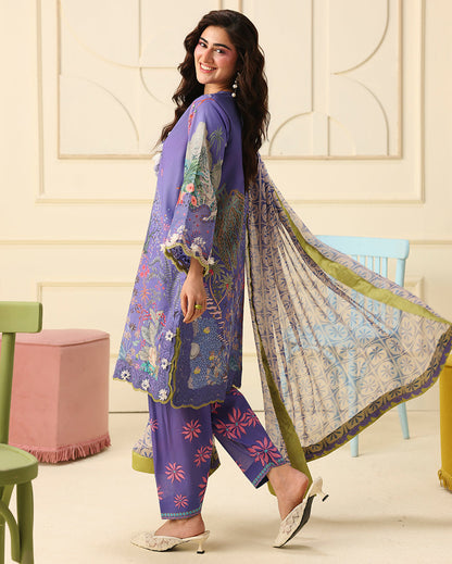 Mushq | Soleil Prints | Camellia Kiss - Luxury Dress - available at Maria Faisal in UK and USA.